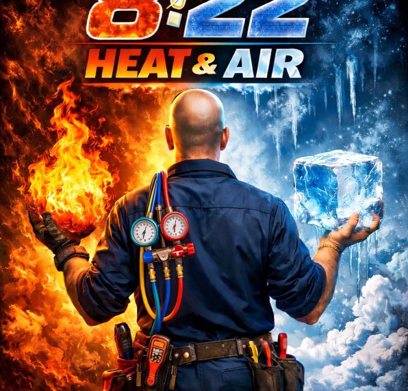 822 Heat and Air Expands Commercial and Residential HVAC Company Installation and Repair Services
