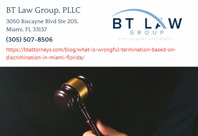 Miami Employment Attorney Jason D. Berkowitz Explains Wrongful Termination Based on Discrimination in Florida